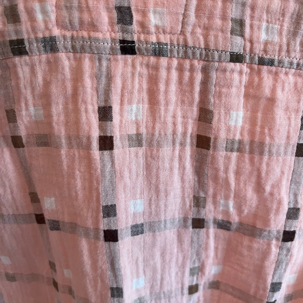 Hansen garments Pink Plaid Button-Up Shirt - Picture 11 of 16